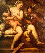 Venus, Cupid and Mars Luca  Giordano